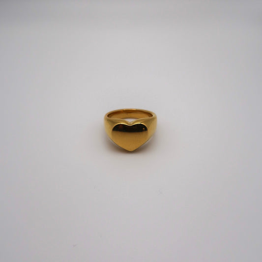 Anillo Corazón de Oro