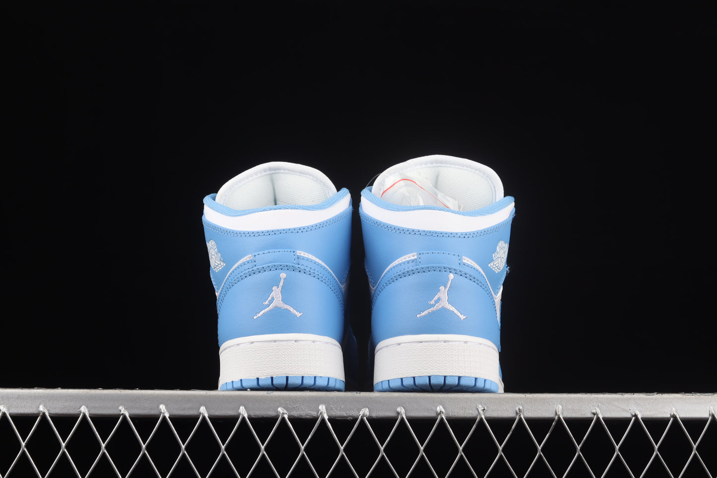Air Jordan 1 Mid University Blue White Shoes 554725-106